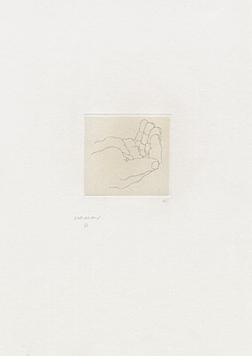 Eduardo Chillida, "Esku XXVII", van der Koelen 79007