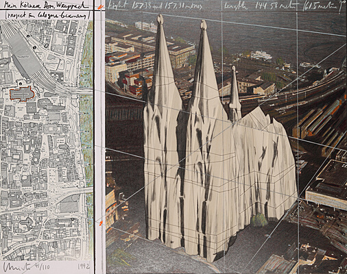 Christo & Jeanne-Claude, "Mein Kölner Dom, Wrapped", Schellmann 161