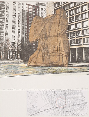 Christo & Jeanne-Claude, "Wrapped Sylvette", Schellmann 059