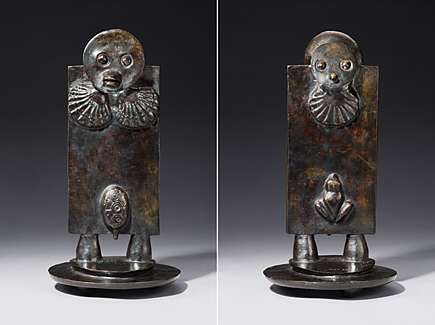 Max Ernst, "L'oiseau Janus" (Vogel Janus), Bronze mit braun-schwarzer Patinierung 1974