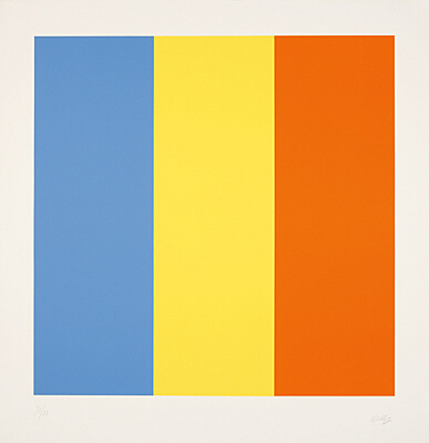 Ellsworth Kelly, "Blue Yellow Red",Axsom 258