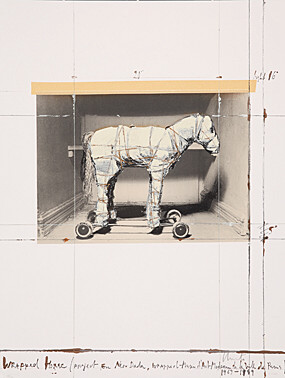 Christo & Jeanne-Claude, "Wrapped Horse