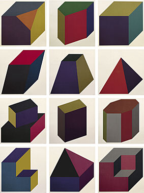 Sol LeWitt, "Forms derived from a cube"