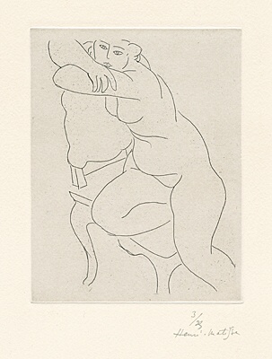 Henri Matisse, "Nu au fauteuil",Duthuit 245, pl. 210